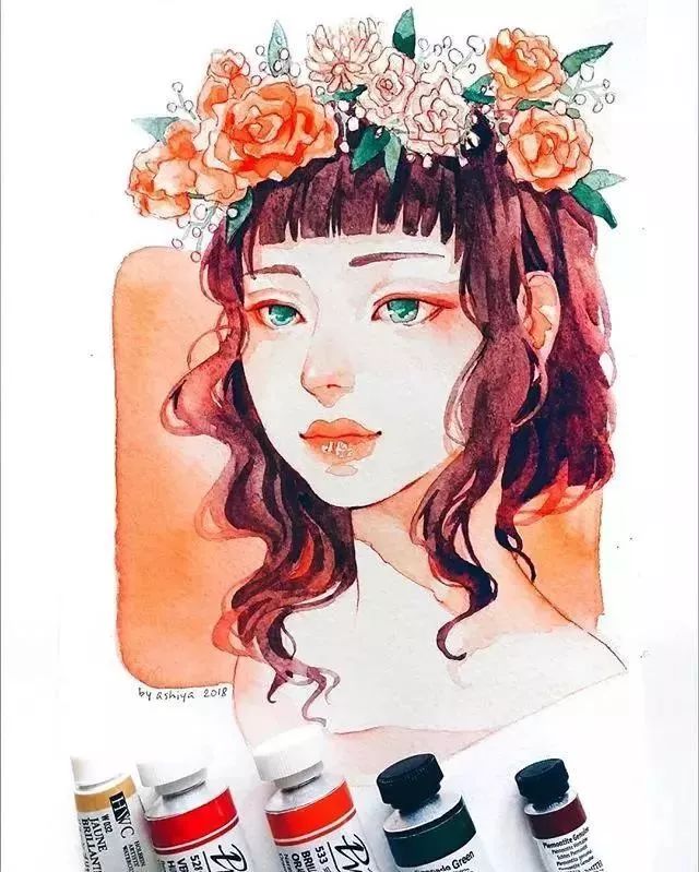 37款唯美水彩插畫(huà)：不一樣的色彩視覺(jué)！