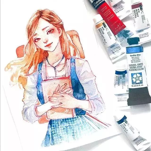 37款唯美水彩插畫(huà)：不一樣的色彩視覺(jué)！