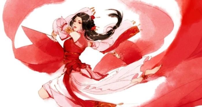 13款驚艷紅衣古風(fēng)圖片，唯美意境圖片!