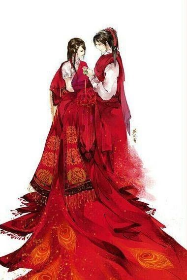 13款驚艷紅衣古風(fēng)圖片，唯美意境圖片!