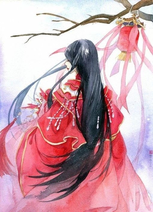 13款驚艷紅衣古風(fēng)圖片，唯美意境圖片!