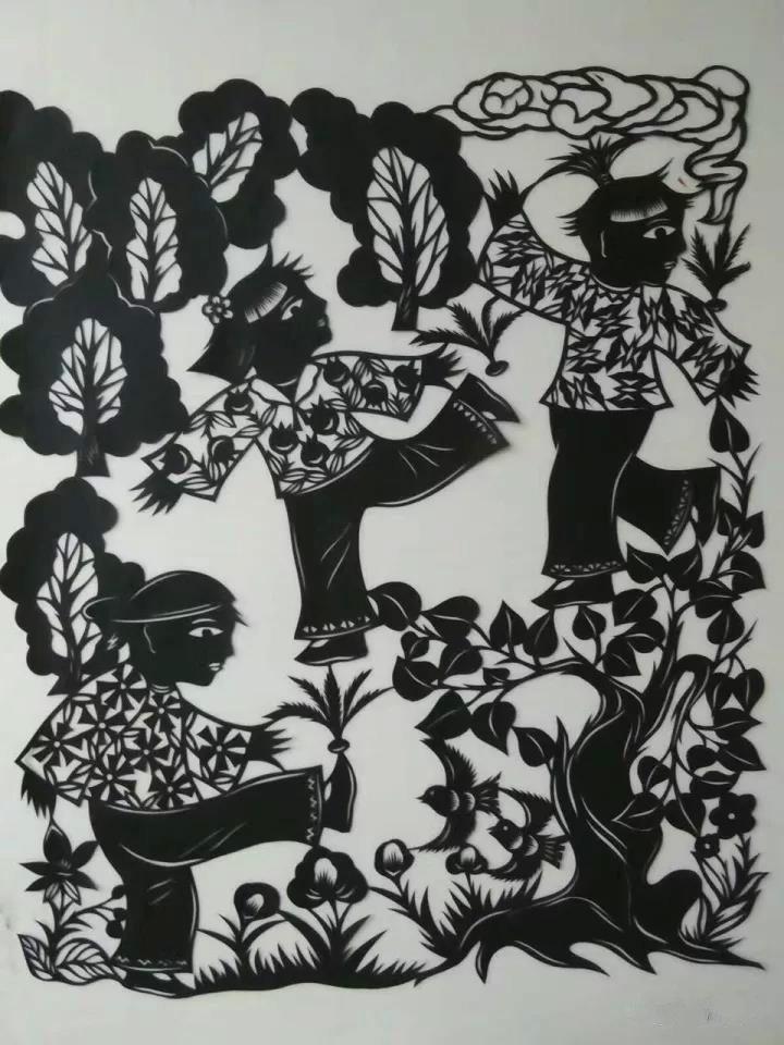 20款童年趣事剪紙：宗華陽(yáng)老師剪紙作品