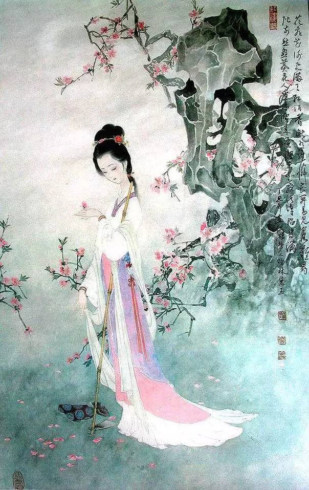 馮其庸國(guó)畫作品:手繪《紅樓夢(mèng)》人物圖美呆了