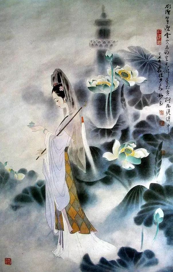 馮其庸國(guó)畫作品:手繪《紅樓夢(mèng)》人物圖美呆了