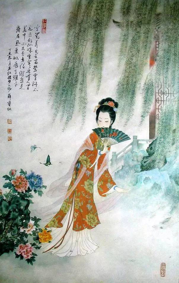 馮其庸國(guó)畫作品:手繪《紅樓夢(mèng)》人物圖美呆了