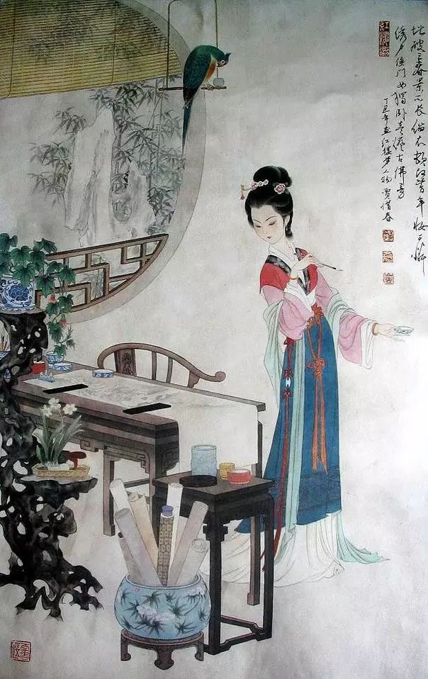 馮其庸國(guó)畫作品:手繪《紅樓夢(mèng)》人物圖美呆了