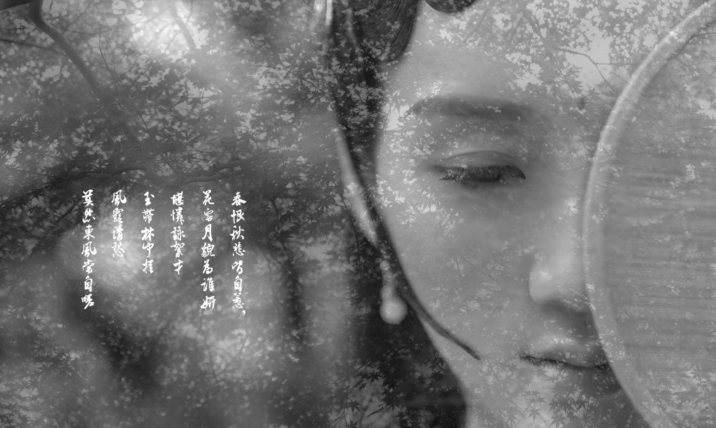 江南園林古裝攝影:黛玉花旦人像攝影