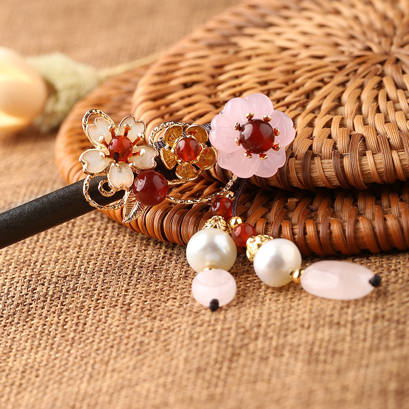 夢留芳甸發(fā)簪：雍容華貴的古風簪子頭飾