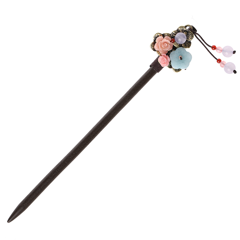 淑女發(fā)簪頭飾，清新自然簪子