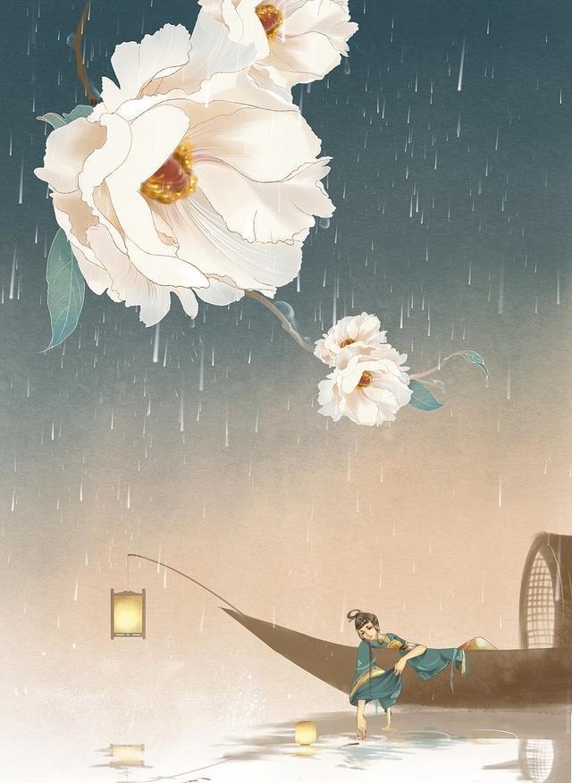 一組唯美古風(fēng)圖片：一人一花一世界！