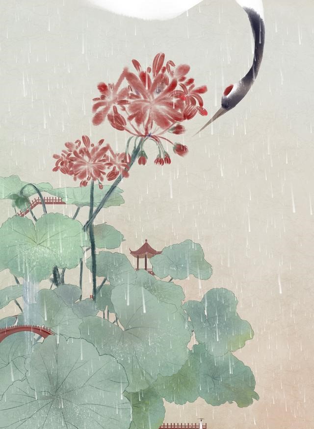 一組唯美古風(fēng)圖片：一人一花一世界！