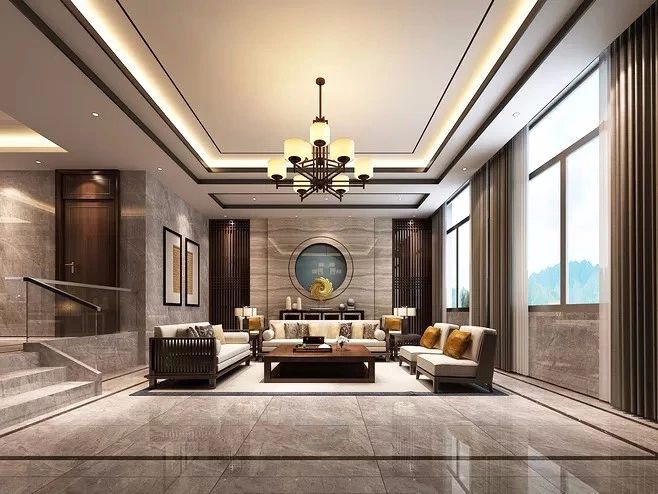 新中式客廳之美：魅力十足的中式裝修設(shè)計！
