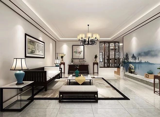 新中式客廳之美：魅力十足的中式裝修設(shè)計！