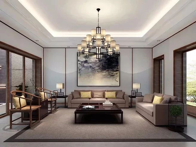 新中式客廳之美：魅力十足的中式裝修設(shè)計！