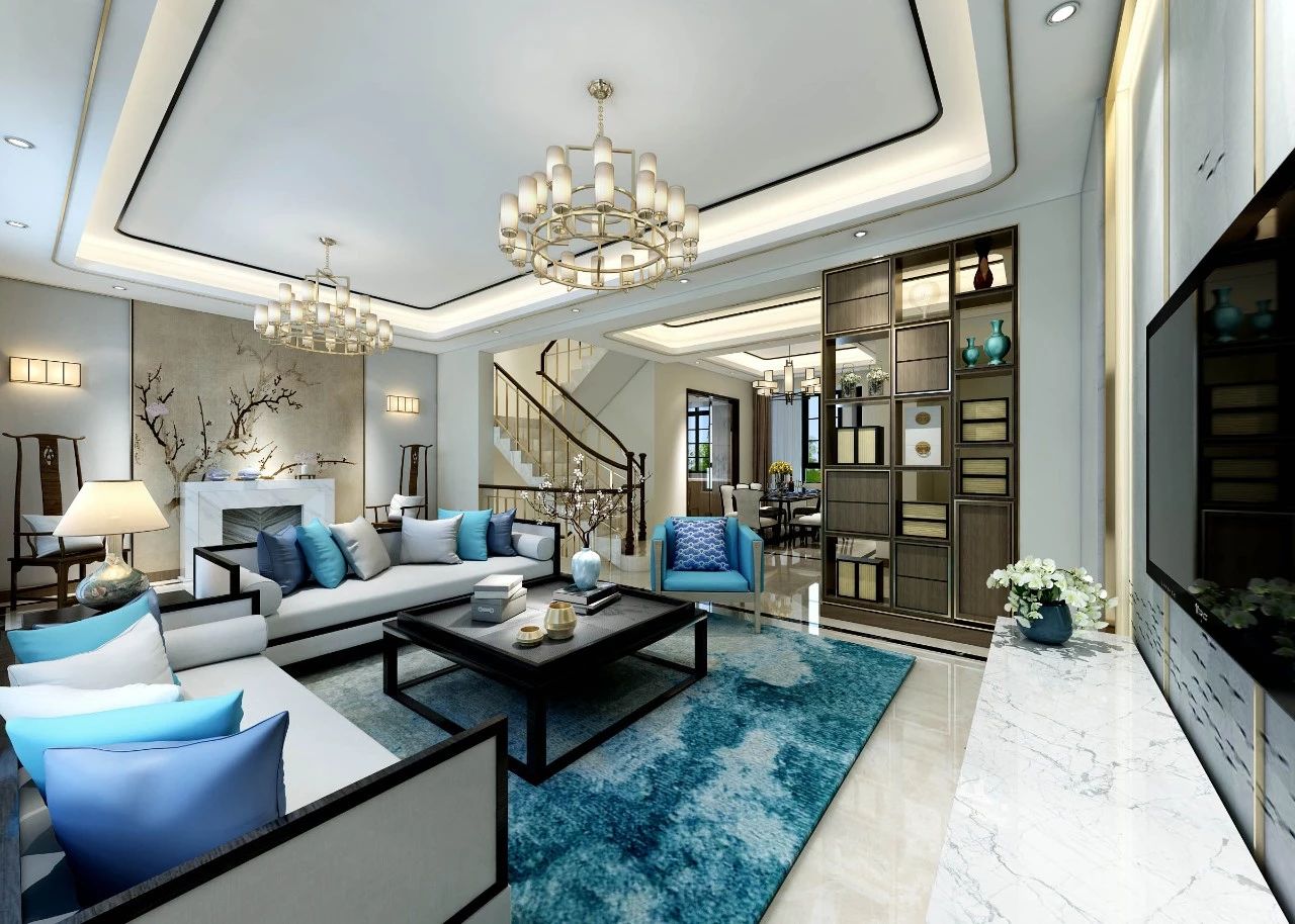 新中式客廳之美：魅力十足的中式裝修設(shè)計！