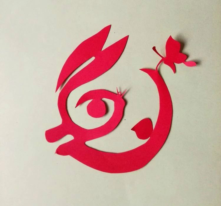 創(chuàng)意十足中秋玉兔剪紙，兔子鬧仲秋