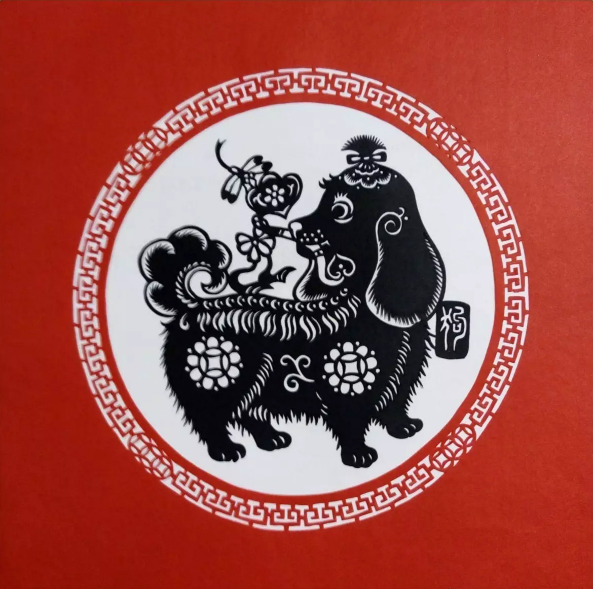 吉祥十二生肖剪紙圖片，薛娜剪紙作品欣賞