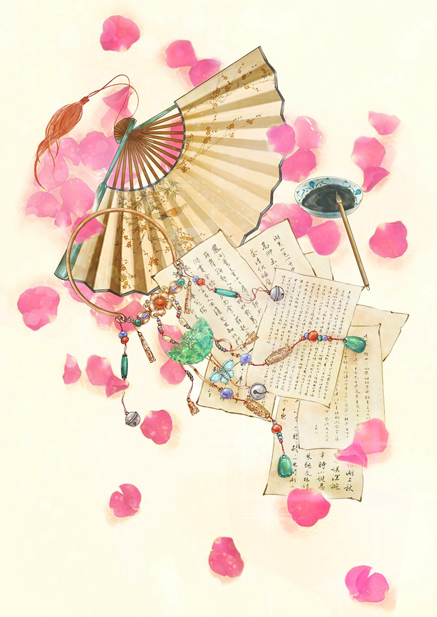 唯美的飾品古風圖片，美呆眾人的高清古風圖片