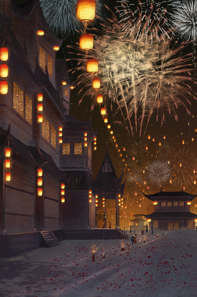 18張超美的花燈古風(fēng)圖片，可做手機壁紙的圖集