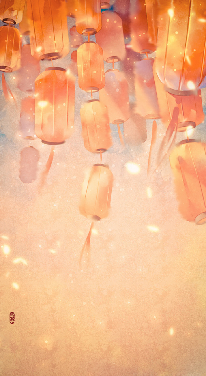 18張超美的花燈古風(fēng)圖片，可做手機壁紙的圖集