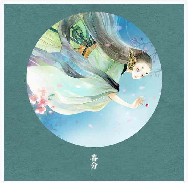 唯美二十四節(jié)氣古風(fēng)圖片，可做頭像的古風(fēng)插畫
