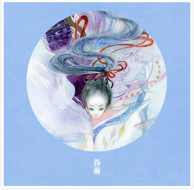 唯美二十四節(jié)氣古風(fēng)圖片，可做頭像的古風(fēng)插畫