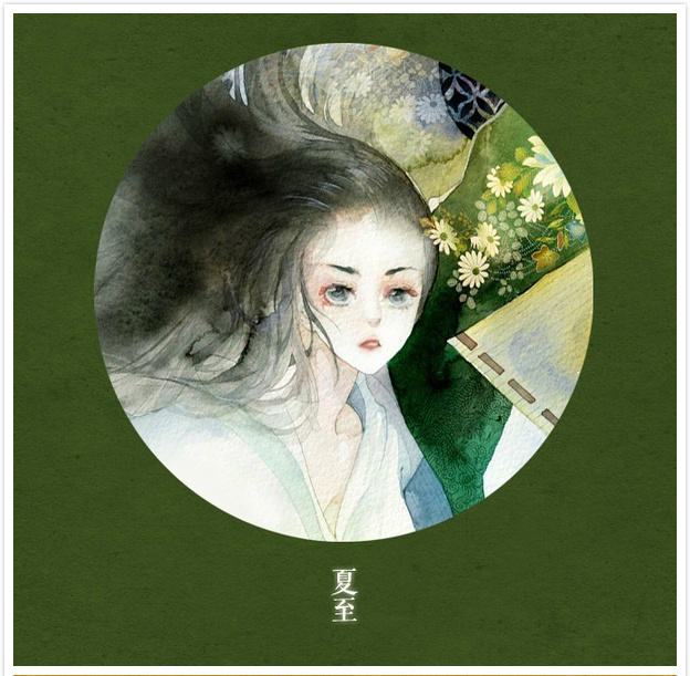 唯美二十四節(jié)氣古風(fēng)圖片，可做頭像的古風(fēng)插畫