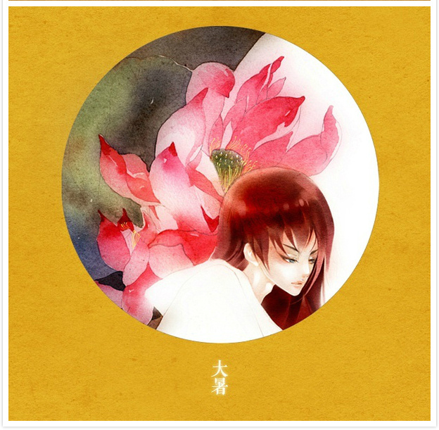 唯美二十四節(jié)氣古風(fēng)圖片，可做頭像的古風(fēng)插畫