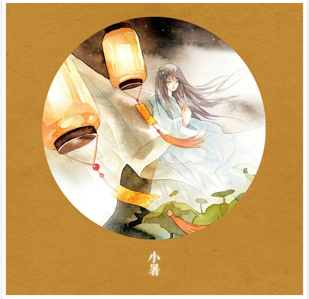 唯美二十四節(jié)氣古風(fēng)圖片，可做頭像的古風(fēng)插畫