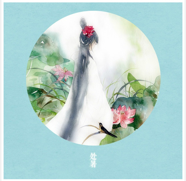 唯美二十四節(jié)氣古風(fēng)圖片，可做頭像的古風(fēng)插畫