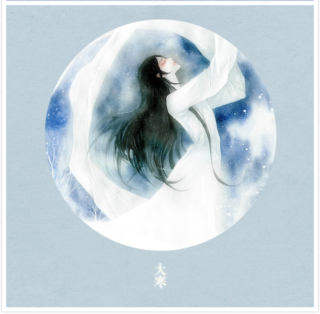 唯美二十四節(jié)氣古風(fēng)圖片，可做頭像的古風(fēng)插畫