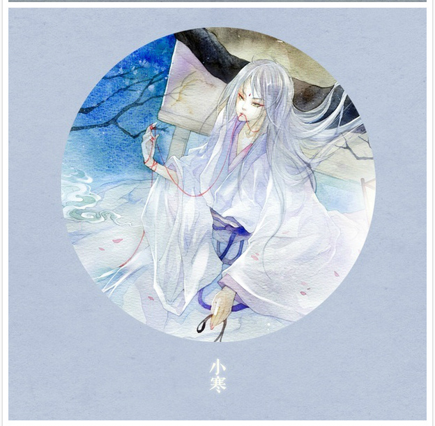 唯美二十四節(jié)氣古風(fēng)圖片，可做頭像的古風(fēng)插畫