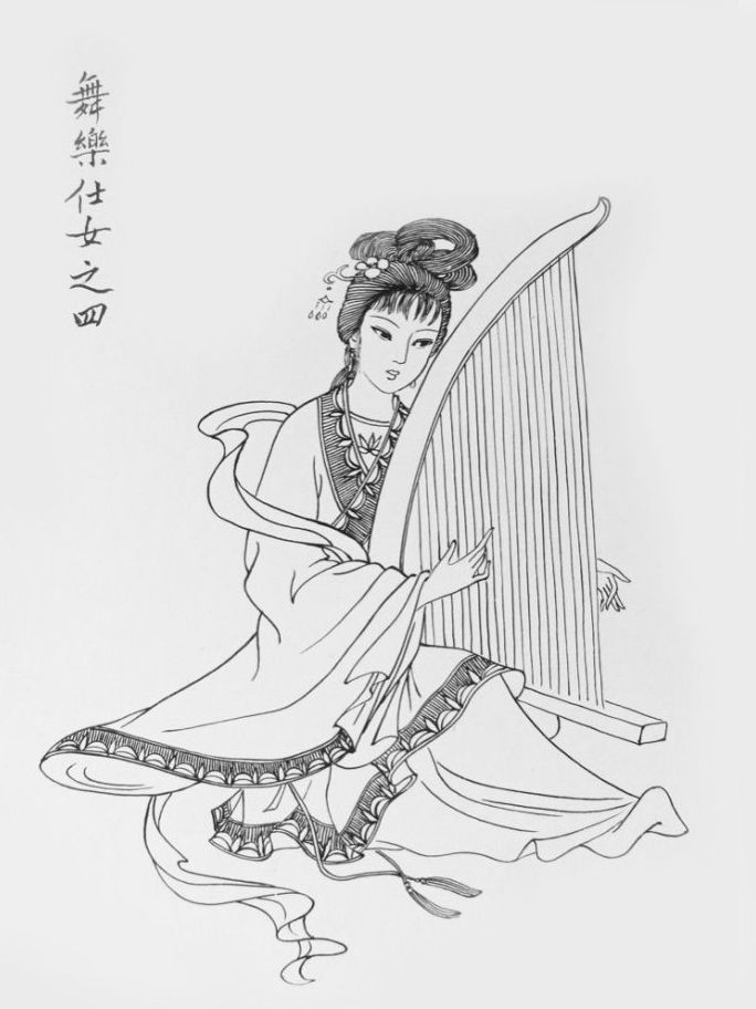 27幅白描仕女圖：一筆一畫(huà)勾勒出仕女美