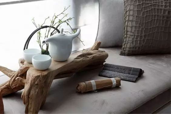 中式裝飾，家雖小茶室亦可很精致