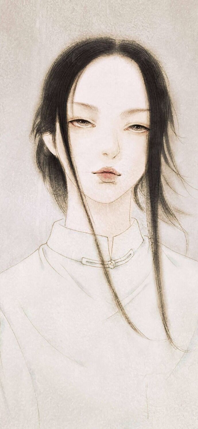 仕女古風(fēng)手機(jī)壁紙插畫，別樣的古風(fēng)女子風(fēng)情