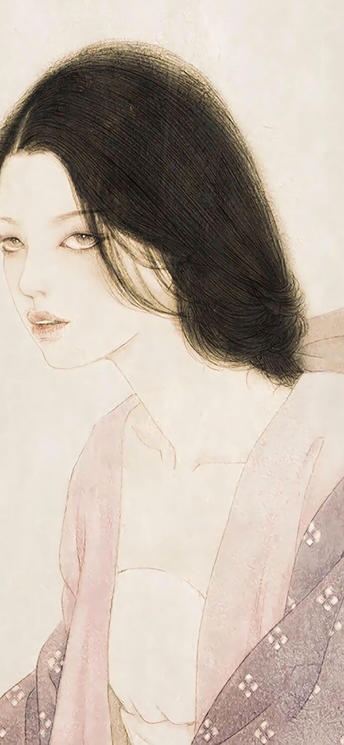 仕女古風(fēng)手機(jī)壁紙插畫，別樣的古風(fēng)女子風(fēng)情