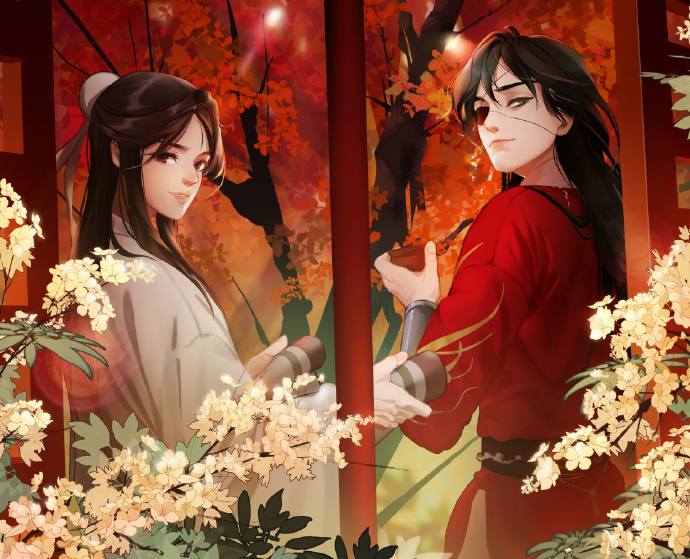 10張古風(fēng)美男子圖集，如此驚艷的紅衣之美