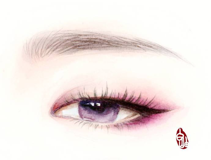 如何描繪驚艷迷人的眉眼？唯美的古風(fēng)女子眉眼