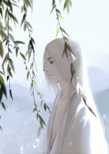 20張白發(fā)古風美男圖集，滿頭銀發(fā)真的好迷人