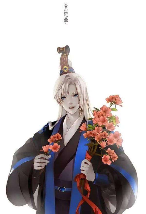 20張白發(fā)古風美男圖集，滿頭銀發(fā)真的好迷人