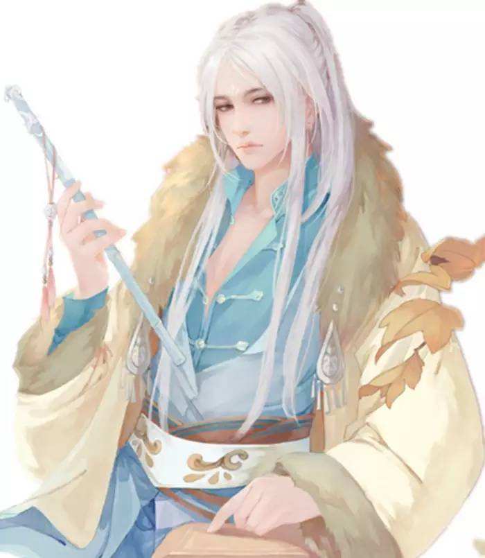 20張白發(fā)古風美男圖集，滿頭銀發(fā)真的好迷人