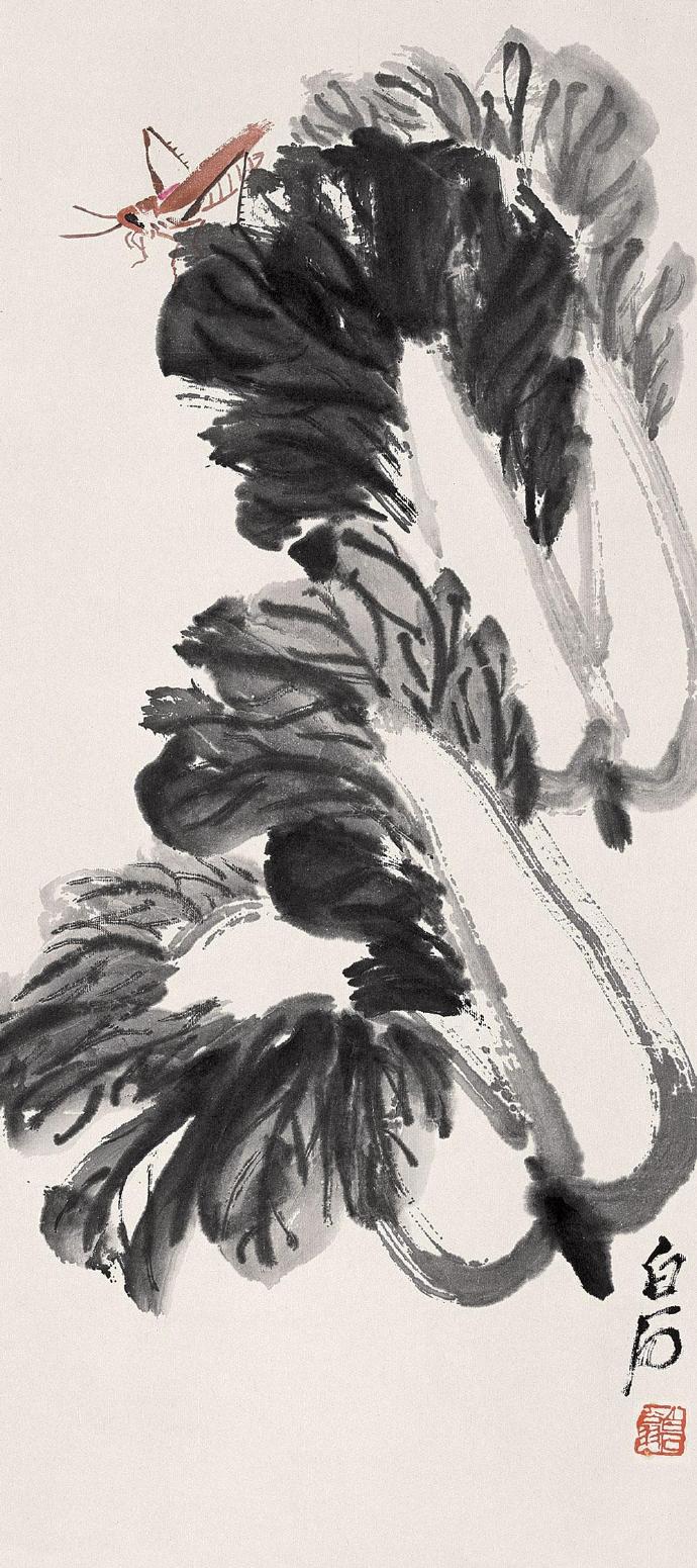 齊白石作品集合（90張），齊白石國畫作品欣賞