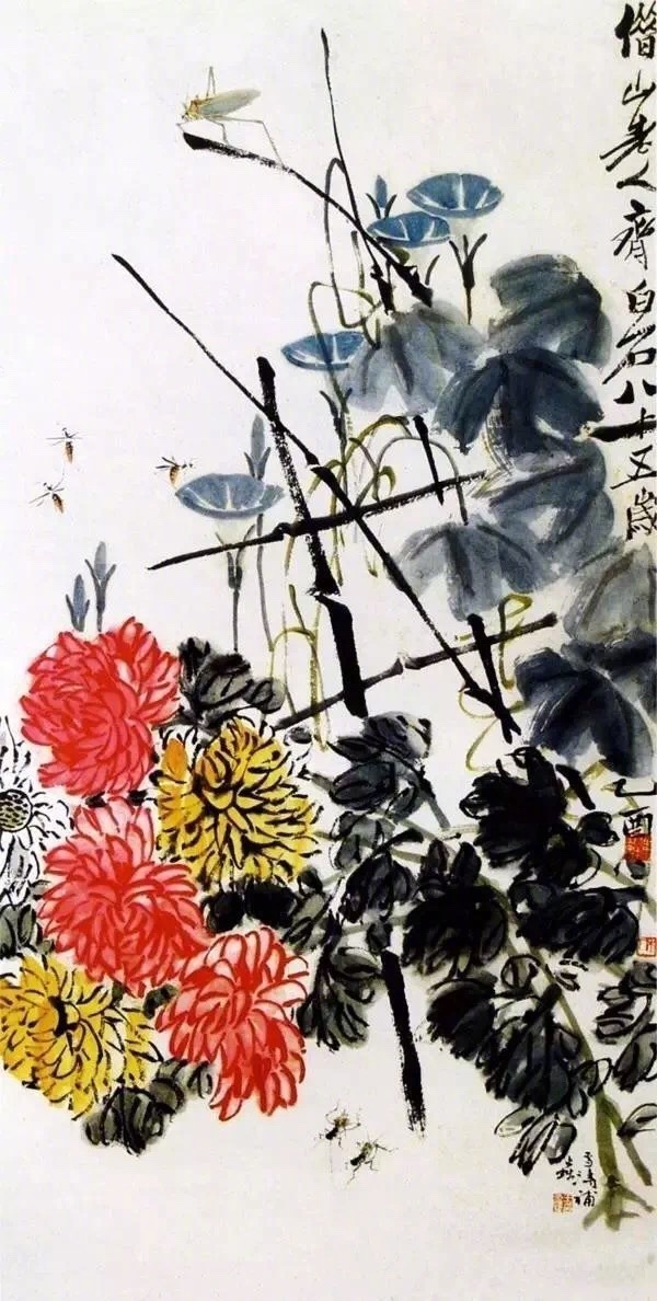 齊白石作品集合（90張），齊白石國畫作品欣賞