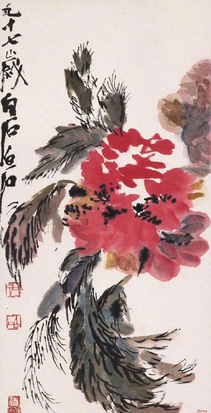 齊白石作品集合（90張），齊白石國畫作品欣賞