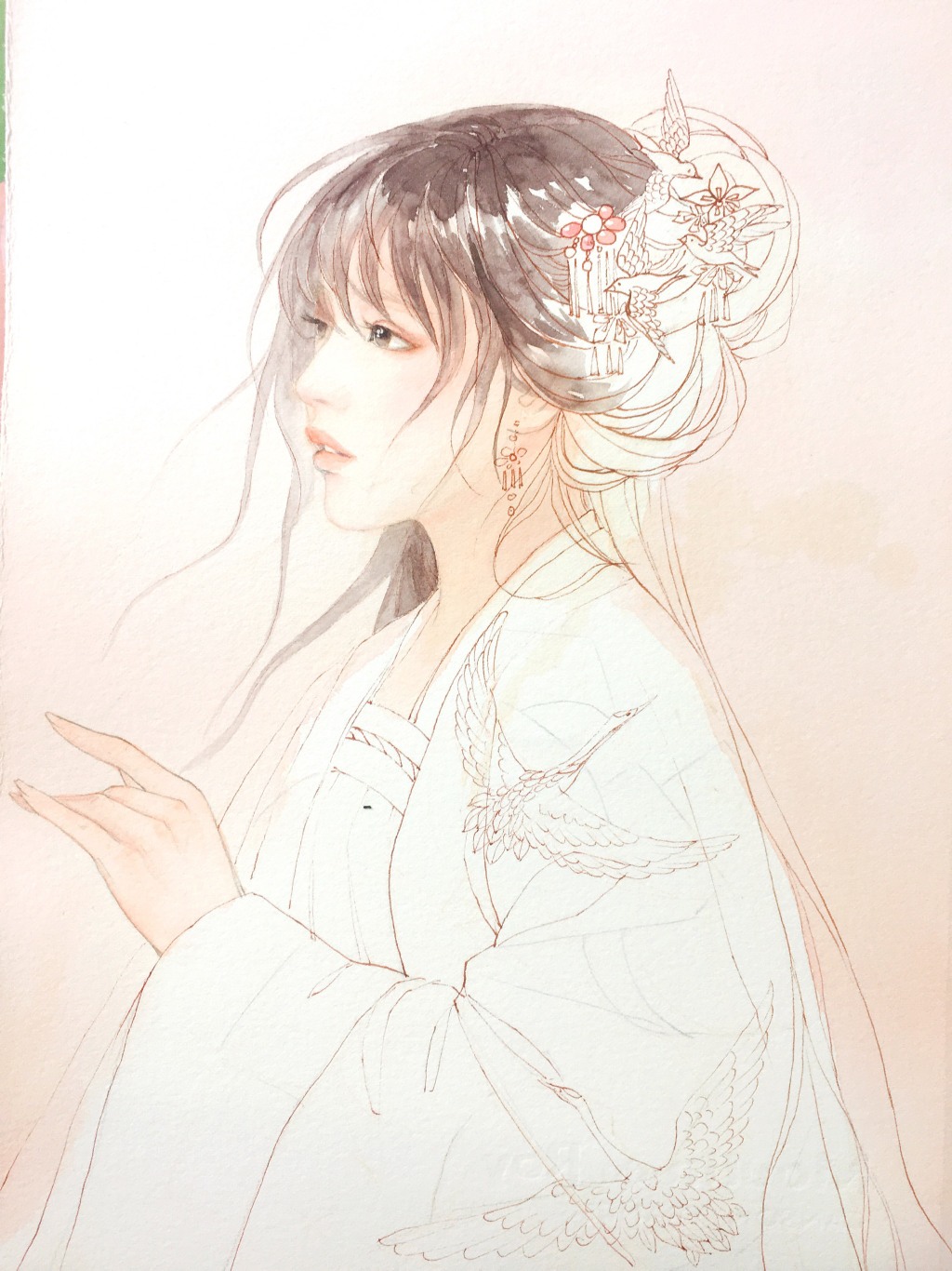 教你畫好古風(fēng)女子，超詳細(xì)古風(fēng)女子上色步驟圖