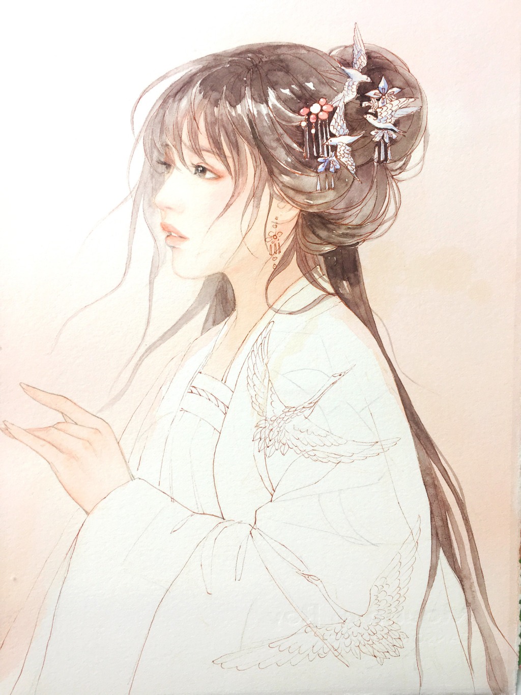 教你畫好古風(fēng)女子，超詳細(xì)古風(fēng)女子上色步驟圖