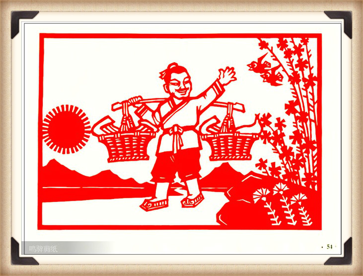 斗狼記剪紙藝術(shù)，高清剪紙連環(huán)畫圖集（54張）