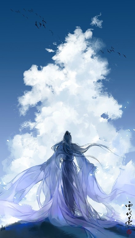 10張背影古風圖片，一襲背影耐人尋味