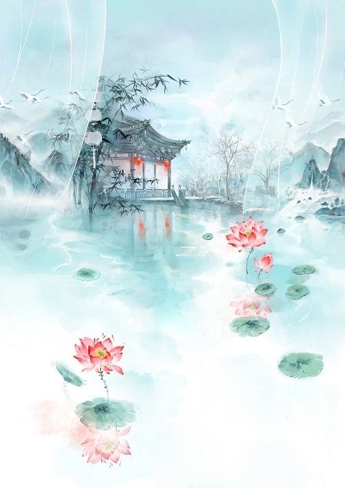 超唯美水墨古風(fēng)圖片，適合夏天的古風(fēng)壁紙圖集