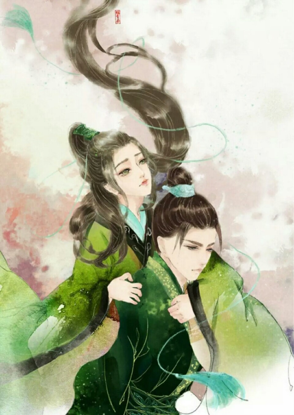 25張超甜情侶古風(fēng)圖片，只愿得一人心